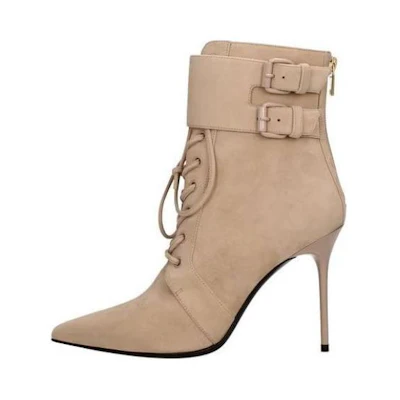 (W) Balmain Short Boots 'CMFTable Fashion Brown'