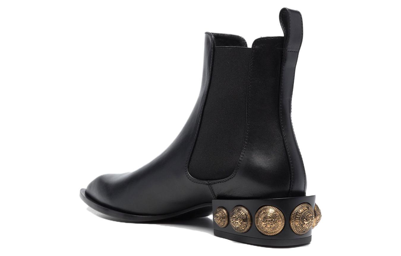 (W) Balmain Short Boots 'Fashion Casual Black' 圖 3
