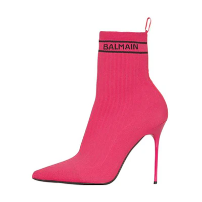 (W) Balmain Short Boots 'Pink Fashion'