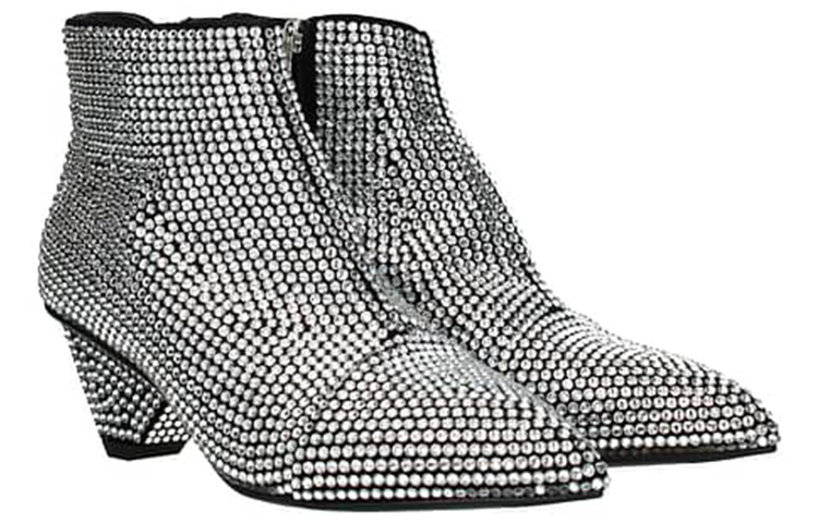 (W) Balmain Short Boots 'Silver Rhinestone' 圖 2