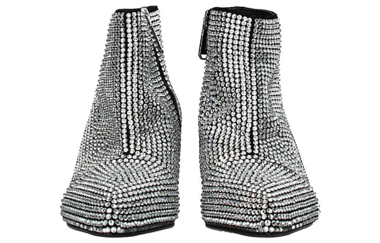 (W) Balmain Short Boots 'Silver Rhinestone' 圖 3