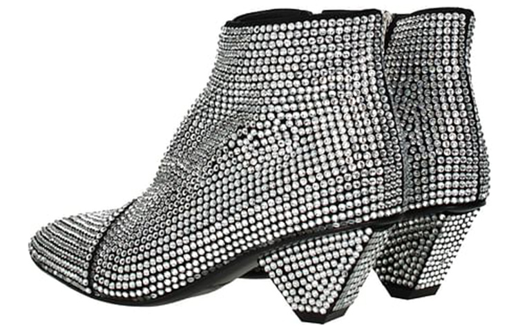 (W) Balmain Short Boots 'Silver Rhinestone' 圖 4