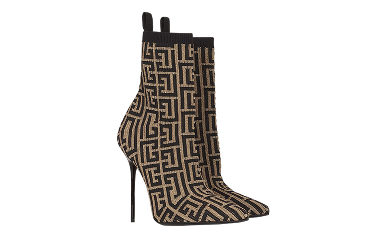 (W) Balmain Skye 'Gold and Black Intertwined Lettering' 圖 3