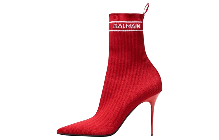 (W) Balmain Skye 'Red Knit'