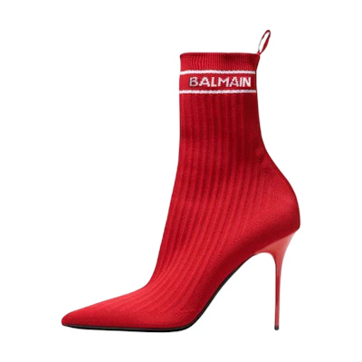 (W) Balmain Skye 'Red Knit'