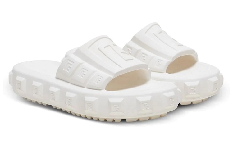 (W) Balmain Slide 'Simple Fashion White' 圖 2