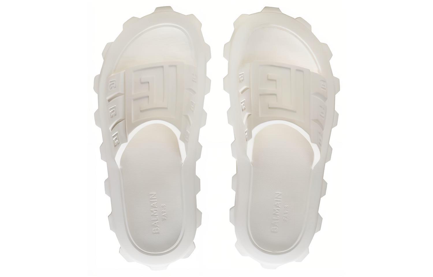 (W) Balmain Slide 'Simple Fashion White' 圖 3