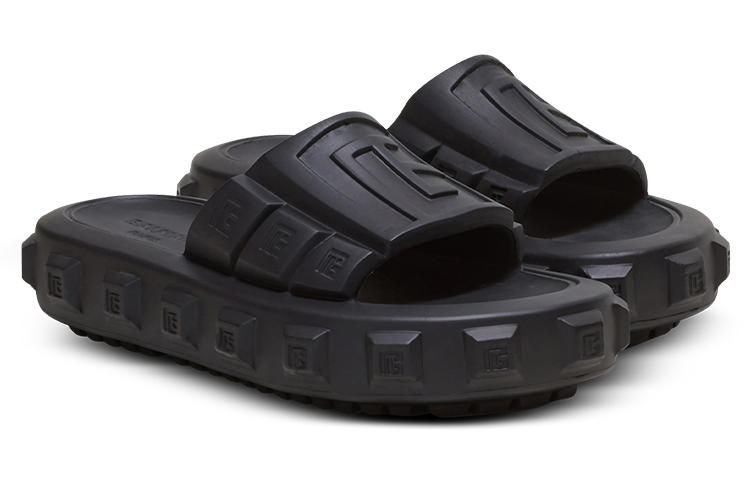 (W) Balmain Slide Sandal 'Black Fashion' 圖 3