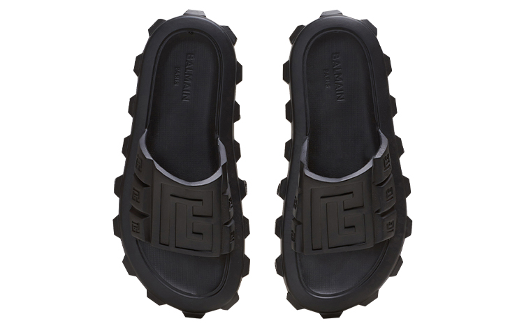(W) Balmain Slide Sandal 'Black Fashion' 圖 4