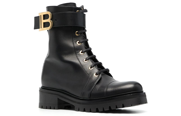 (W) Balmain Smooth Leather Ankle Boot 'Black' 圖 3