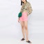 Lookbook (W) BALMAIN SS21 粉色休閒短褲搭配金色鈕扣細節 VF15010-C208-4KH
