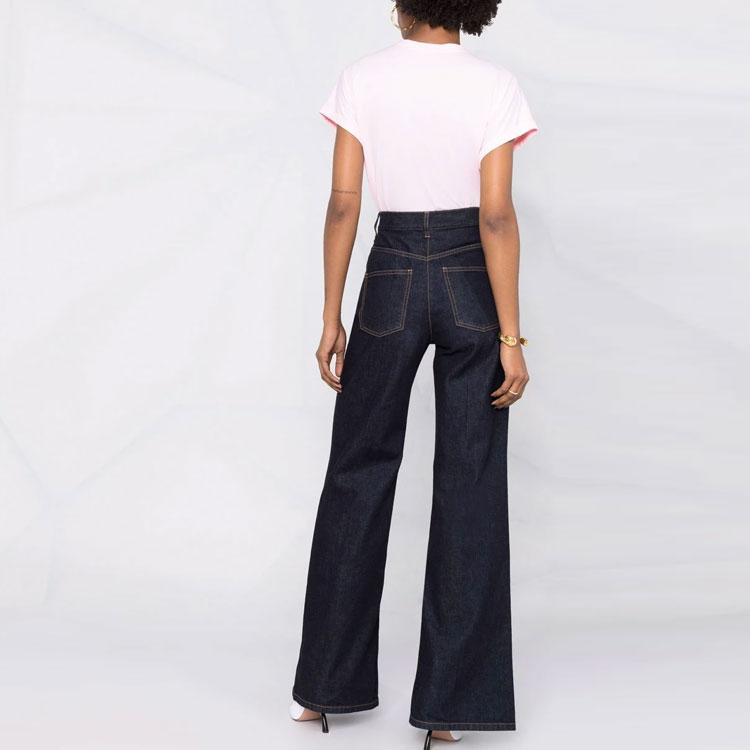 (Women) BALMAIN SS21 Pink Logo Studded Short Sleeve T-Shirt WF1EF010-B093-4AK 圖 4