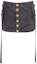 Order (W) BALMAIN SS22 釦式A字牛仔迷你裙 XF0LB445DC06-0PC