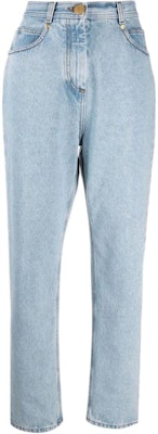 (W) 巴尔曼 SS22 高腰印花牛仔裤 蓝色 WF1MK000D1386FC Buy (W) 巴尔曼 SS22 高腰印花牛仔裤 蓝色 WF1MK000D1386FC