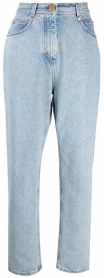 (W) 巴尔曼 SS22 高腰印花牛仔裤 蓝色 WF1MK000D1386FC Order (W) 巴尔曼 SS22 高腰印花牛仔裤 蓝色 WF1MK000D1386FC