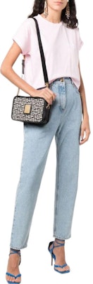 (W) 巴尔曼 SS22 高腰印花牛仔裤 蓝色 WF1MK000D1386FC Lookbook (W) 巴尔曼 SS22 高腰印花牛仔裤 蓝色 WF1MK000D1386FC