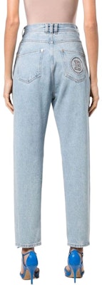 (W) 巴尔曼 SS22 高腰印花牛仔裤 蓝色 WF1MK000D1386FC Purchase (W) 巴尔曼 SS22 高腰印花牛仔裤 蓝色 WF1MK000D1386FC