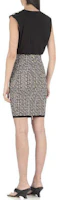 Shop (W) BALMAIN SS22 提花字母黑色中長裙 休閒長裙 XF1LC001KB02-GFE