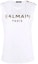 Order (W) BALMAIN SS22 白色背心金色浮雕鈕扣細節 XF1EB005BB28-GAD