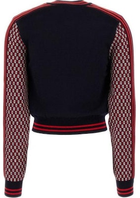 (W) 巴爾曼 SS23 經典紅色格紋針織毛衣 BF1KA003KE94-SJQ Lookbook (W) 巴爾曼 SS23 經典紅色格紋針織毛衣 BF1KA003KE94-SJQ