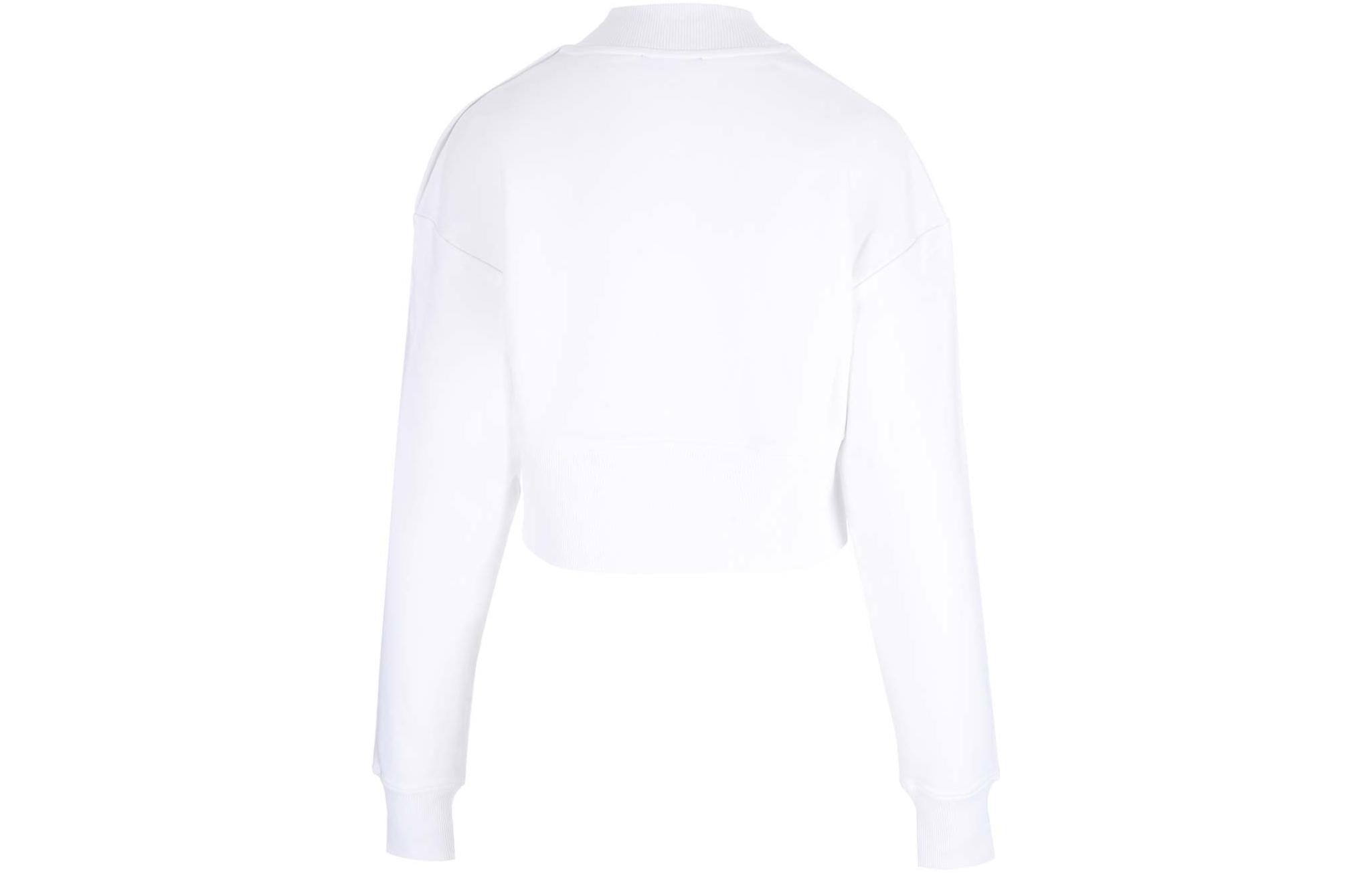 Lookbook (W) BALMAIN SS23 白色印Logo圓領長袖上衣 BF1JO040-BC46-GPY