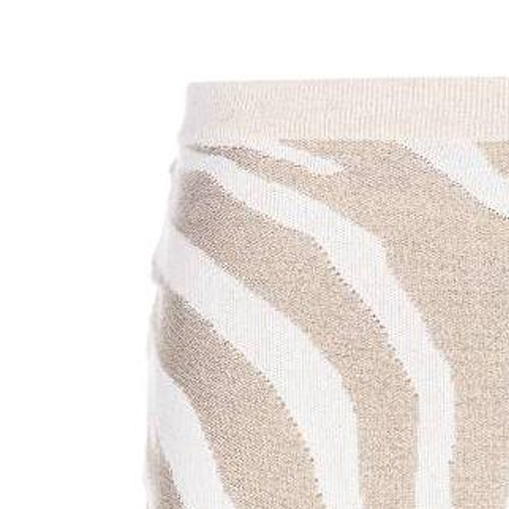 Shop (W) BALMAIN SS23 斑馬紋休閒迷你裙 AF1LB005KD48-GAD