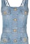 Details for (W) 巴尔曼 SS23 水洗牛仔无袖连衣裙 女款 蓝色 AF1R2127DC99-6FF