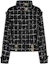 Order (Women) Balmain SS24 Black Tweed Turtleneck Slim Fit Short Jacket CF1TF255-CE64-EBB