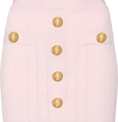 (W) 巴尔曼SS24高腰弹力直筒休闲裙女款浅粉色 DF1LB290-KB07 Sizing (W) 巴尔曼SS24高腰弹力直筒休闲裙女款浅粉色 DF1LB290-KB07