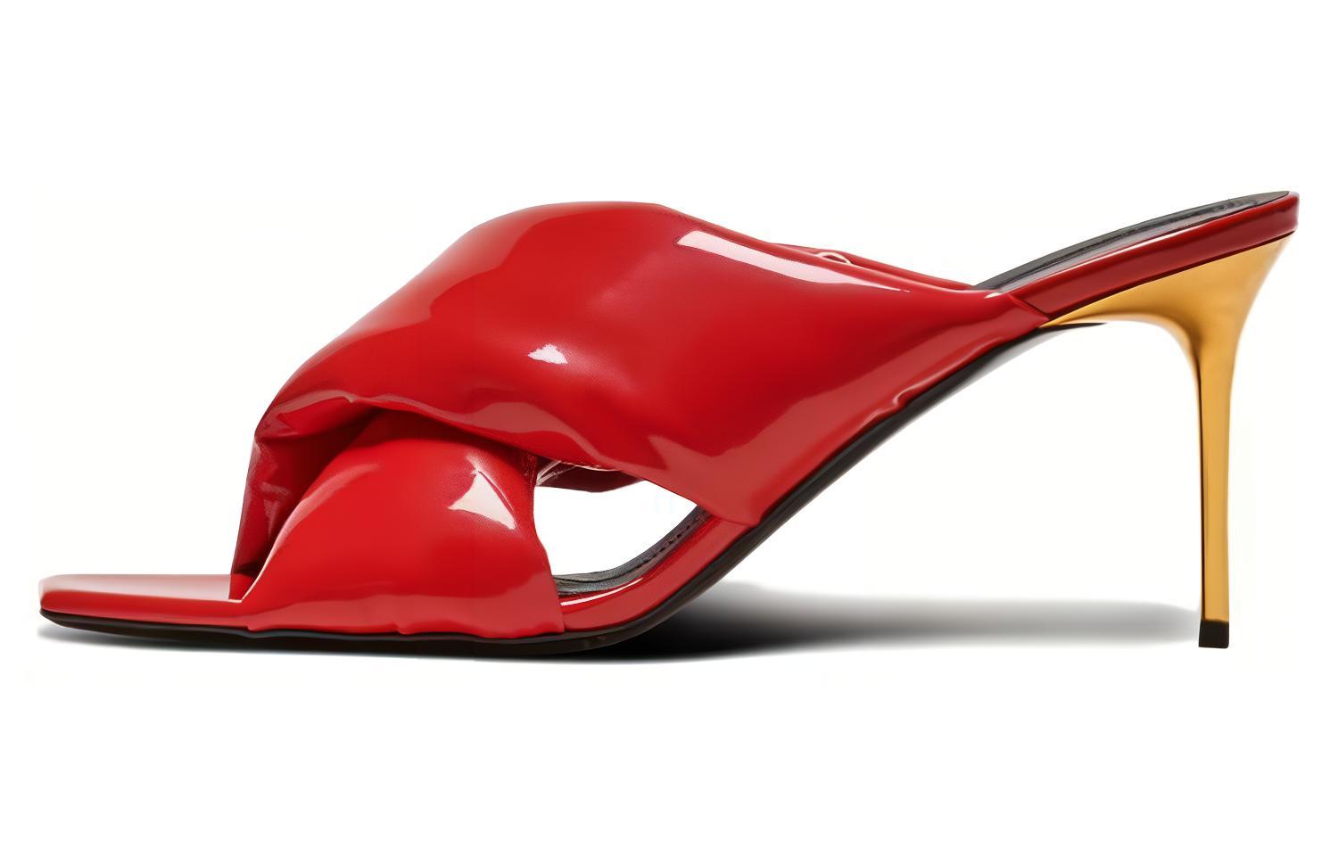 Buy (W) Balmain Stiletto Tacco Slide ''Red Comfort'' BN0UR950LPAT3KB