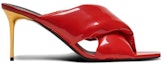 Order (Women) Balmain Stiletto Heel Slide 'Red Comfort' BN0UR950LPAT3KB