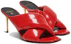 Lookbook (W) Balmain Stiletto Tacco Slide ''Red Comfort'' BN0UR950LPAT3KB