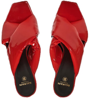 (W) 발망 스틸레토 슬라이드 '레드 컴포트' (Balmain Stiletto Slide 'Red Comfort') BN0UR950LPAT3KB Shop (W) 발망 스틸레토 슬라이드 '레드 컴포트' (Balmain Stiletto Slide 'Red Comfort') BN0UR950LPAT3KB