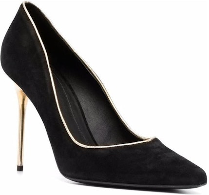 (Women) Balmain Suede High Heel 'Fashion Stiletto Black' XN1UA517LCMLEAD Order (Women) Balmain Suede High Heel 'Fashion Stiletto Black' XN1UA517LCMLEAD
