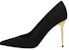 (Women) Balmain Suede Slip-On 'Fashion Stiletto Heel Black' AN1UA517LCMK0PA