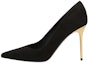 Buy (Women) Balmain Suede Slip-On 'Fashion Stiletto Heel Black' AN1UA517LCMK0PA