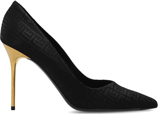 (W) 발망 스웨이드 슬립온 '패션 스틸레토 힐 블랙' (Balmain Suede Slip-On 'Fashion Stiletto Heel Black') AN1UA517LCMK0PA Order (W) 발망 스웨이드 슬립온 '패션 스틸레토 힐 블랙' (Balmain Suede Slip-On 'Fashion Stiletto Heel Black') AN1UA517LCMK0PA