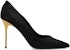 (Women) Balmain Suede Slip-On 'Fashion Stiletto Heel Black' AN1UA517LCMK0PA