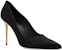 (Women) Balmain Suede Slip-On 'Fashion Stiletto Heel Black' AN1UA517LCMK0PA