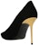 (Women) Balmain Suede Slip-On 'Fashion Stiletto Heel Black' AN1UA517LCMK0PA
