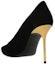 Purchase (Women) Balmain Suede Slip-On 'Fashion Stiletto Heel Black' AN1UA517LCMK0PA