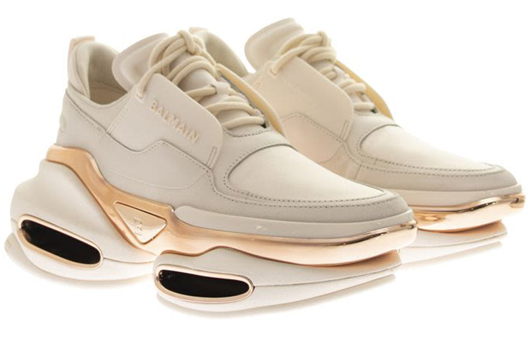 (W) Balmain Suede Thick Sole 'Beige Fashion' 圖 2