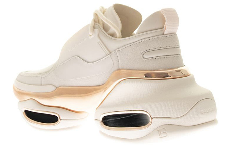 (W) Balmain Suede Thick Sole 'Beige Fashion' 圖 4