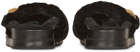 (W) 발망 탐 플랫 샌들 (블랙 퍼) YN1UL776TCFB0PA Shop (W) 발망 탐 플랫 샌들 (블랙 퍼) YN1UL776TCFB0PA