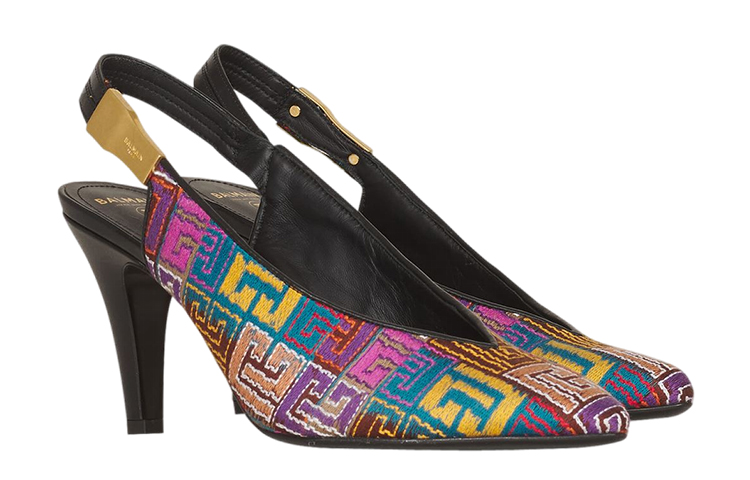 (W) Balmain Tara Sandals 'Logo Lettering Multicolor' 圖 2