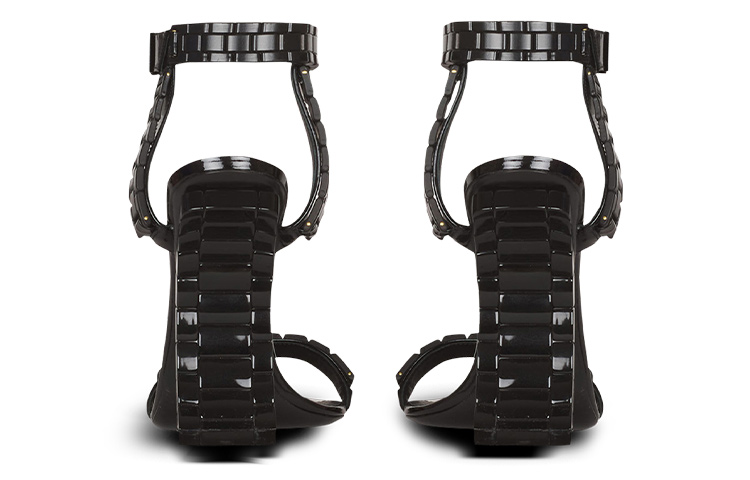 (W) Balmain Ultima 'Black Patent Leather Sandals' 圖 4