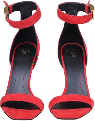 (Women) Balmain Uma Sandal 'Red Suede' XN0UH742LCMK3BZ Shop (Women) Balmain Uma Sandal 'Red Suede' XN0UH742LCMK3BZ
