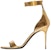 (W) Balmain Uma Sandals 'Buckle Emas Stiletto' AN1UH742LNXO1KA