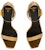 (W) Balmain Uma Sandals 'Buckle Emas Stiletto' AN1UH742LNXO1KA