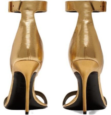 (Women) Balmain Uma Sandals 'Gold Buckle Stiletto' AN1UH742LNXO1KA Shop (Women) Balmain Uma Sandals 'Gold Buckle Stiletto' AN1UH742LNXO1KA